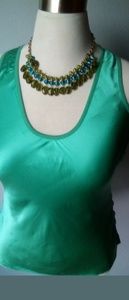 Kenneth cole teal silk top